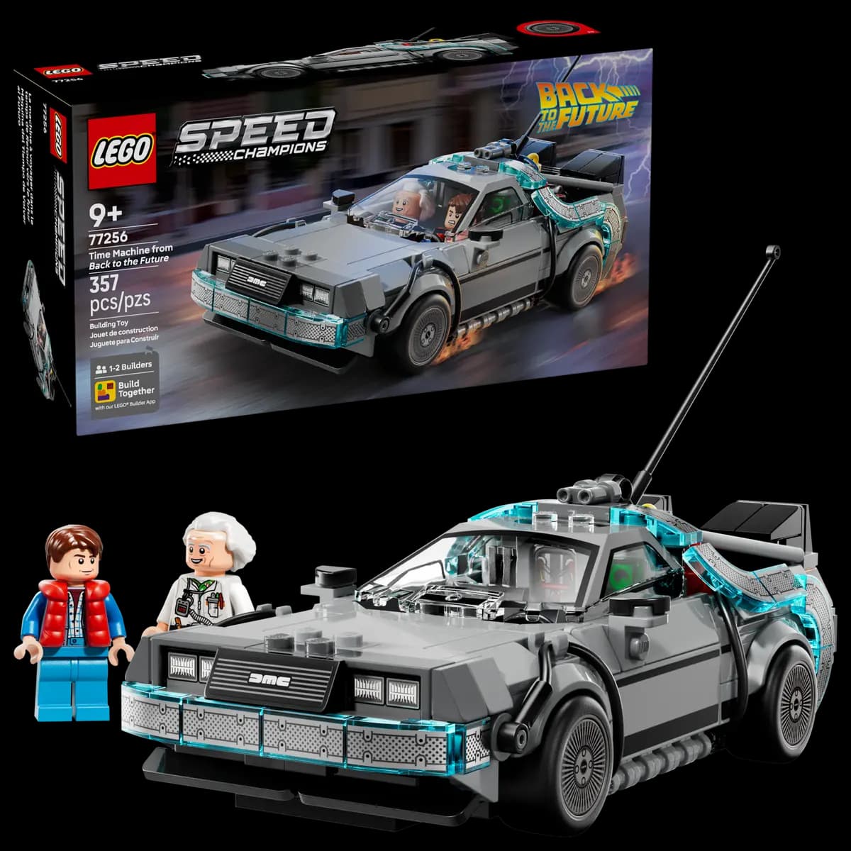LEGO® Speed Champions 77256 DeLorean: Ritorno al Futuro in Formato 2-in-1!