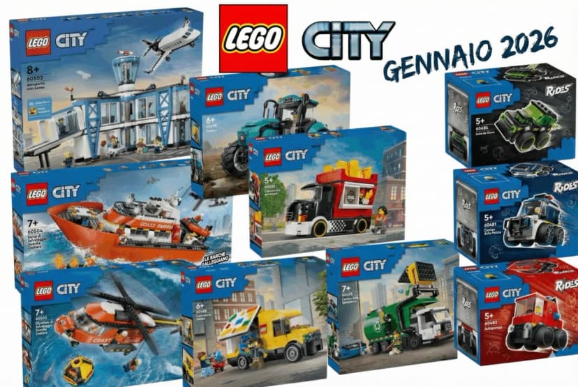 LEGO® City 2026: Tutti i 21 Set in Arrivo a Gennaio!