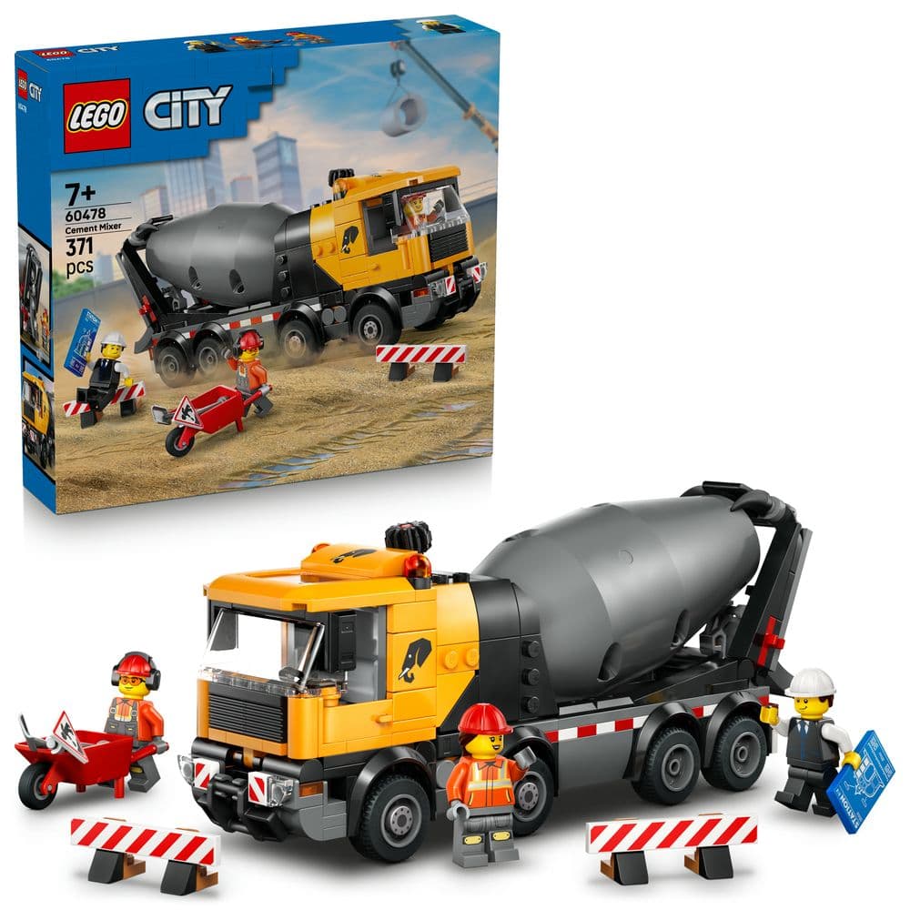 LEGO City 60478 Cement Mixer - Betoniera