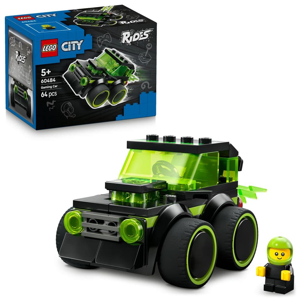 LEGO City Rides 60484 Gaming Race Car - Auto da corsa gaming