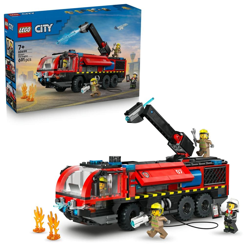 LEGO City 60499 Airport Fire Truck - Camion antincendio aeroportuale