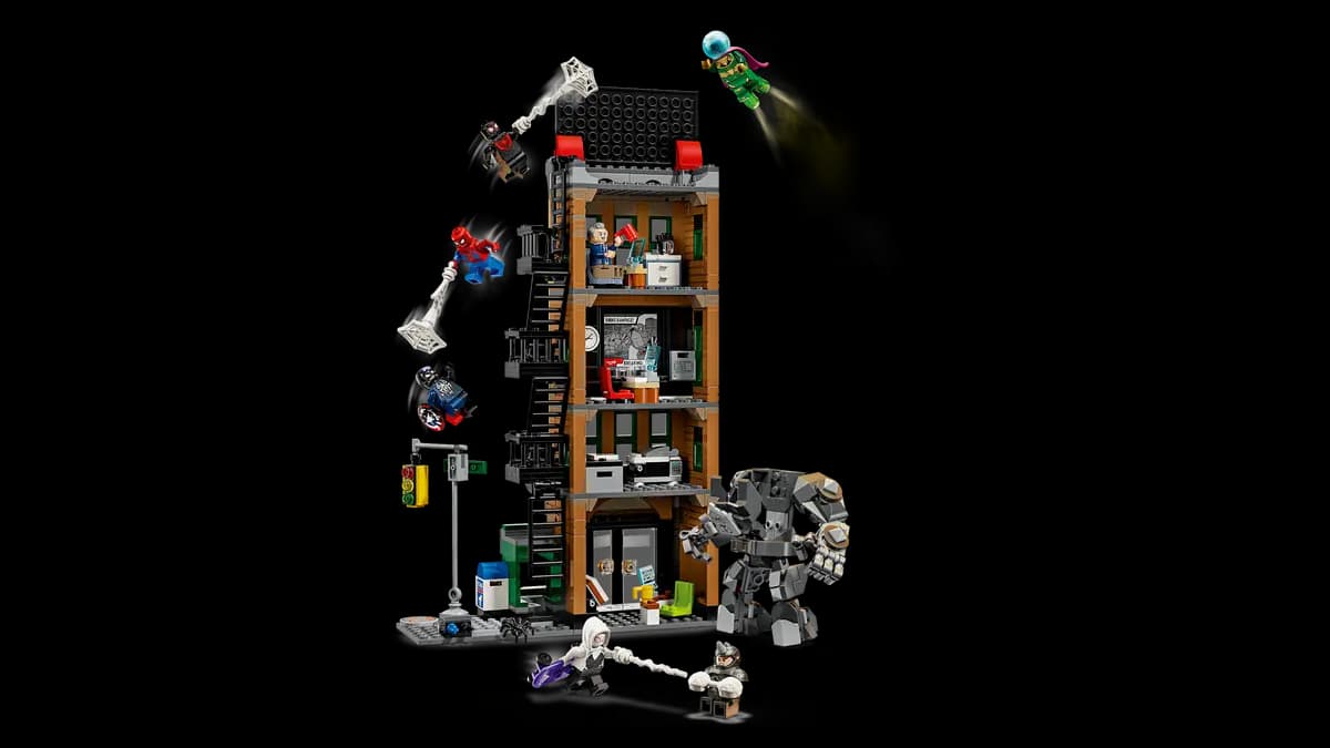 Gli interni del Daily Bugle su più livelli