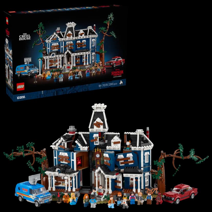 Set LEGO® Icons 11370 Stranger Things: The Creel House - La Casa Maledetta Arriva in Mattoncini!