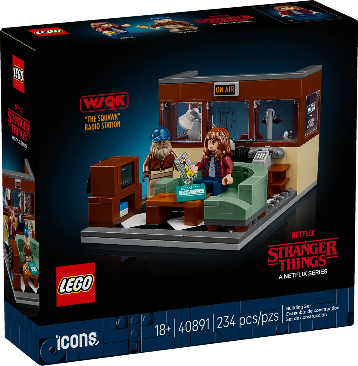 LEGO® Icons 40891 WSQK Radio Station: il Regalo con Acquisto Stranger Things