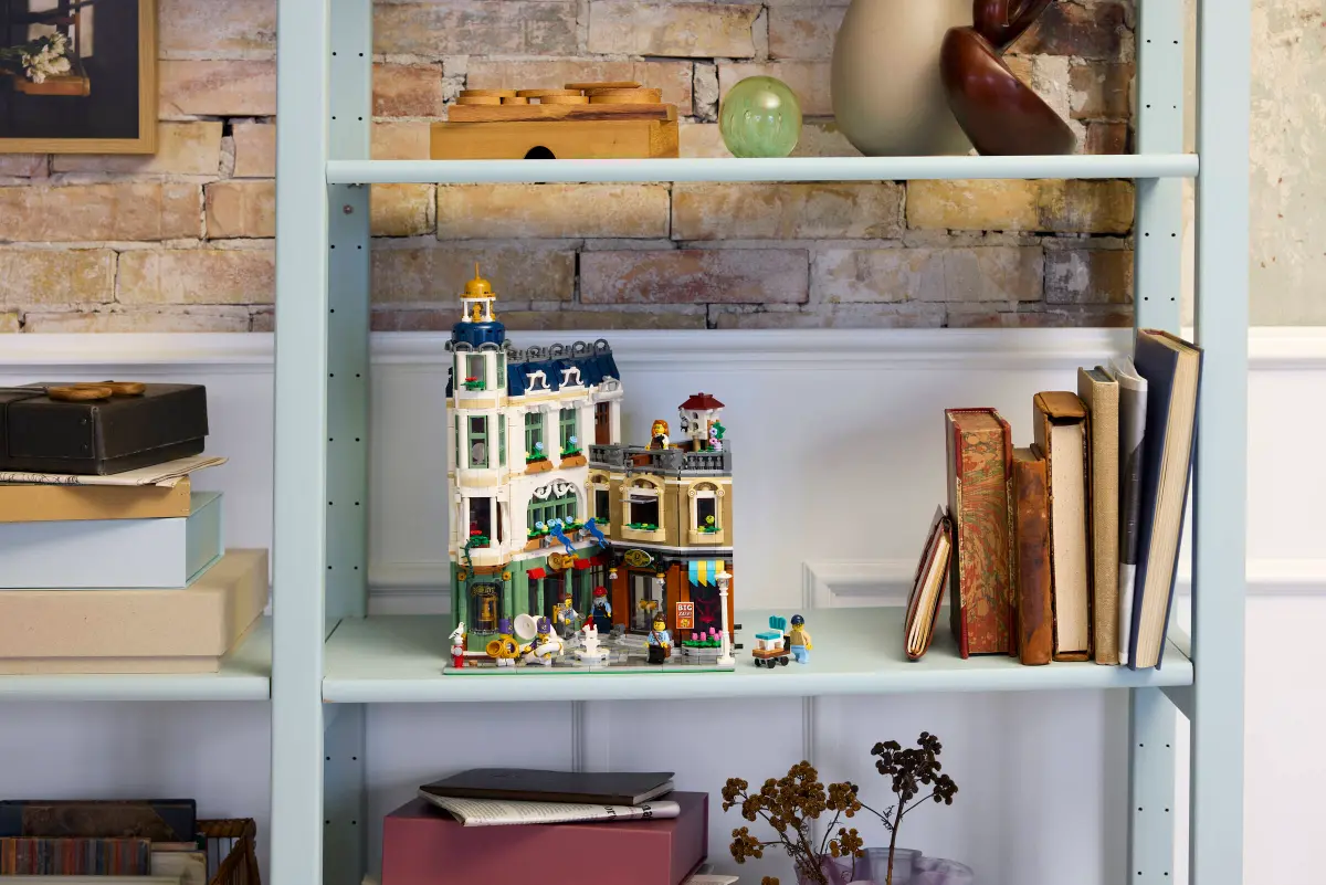 Il vicolo centrale tra i due edifici